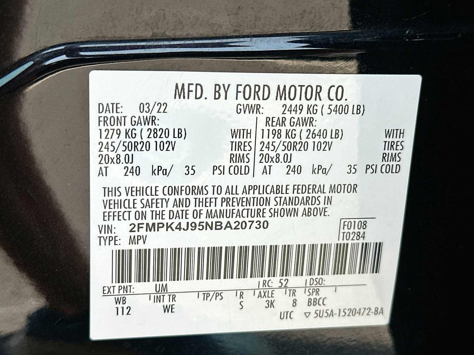 Thumbnail: 2022 Ford Edge - 22