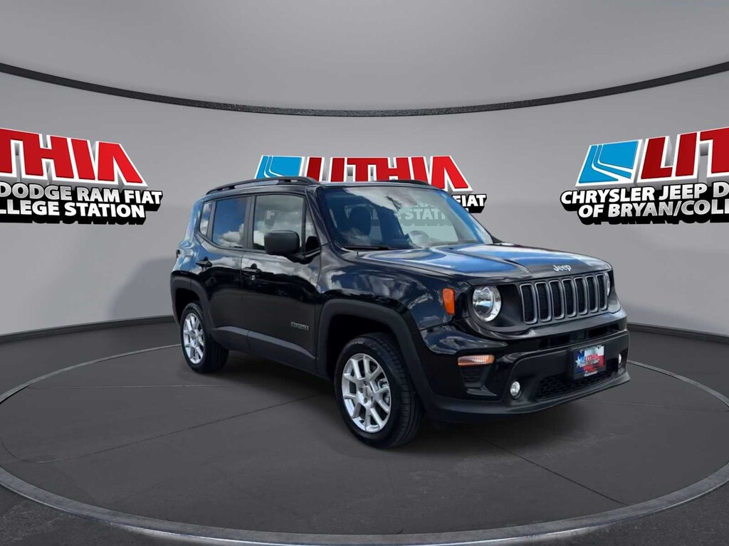 Certified Used 2023 Jeep Renegade SUV Black For Sale near Temple, TX