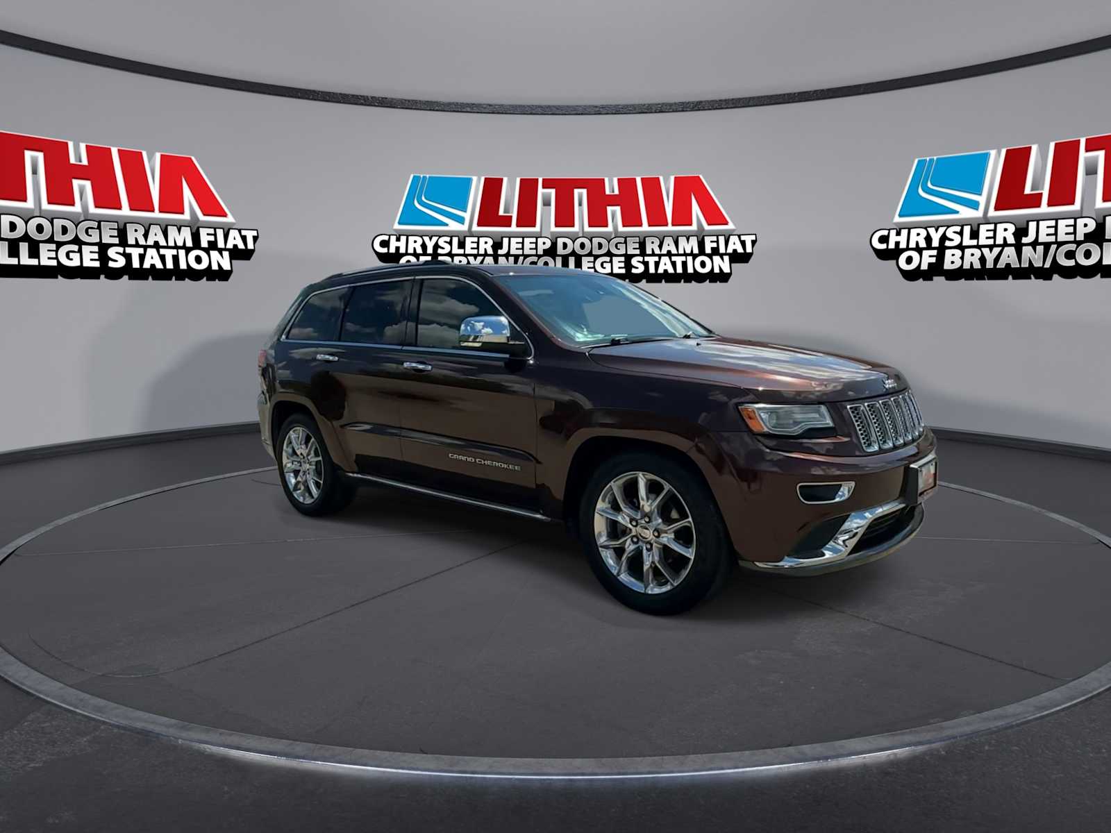 Used 2014 Jeep Grand Cherokee Summit with VIN 1C4RJFJG0EC297652 for sale in Bryan, TX