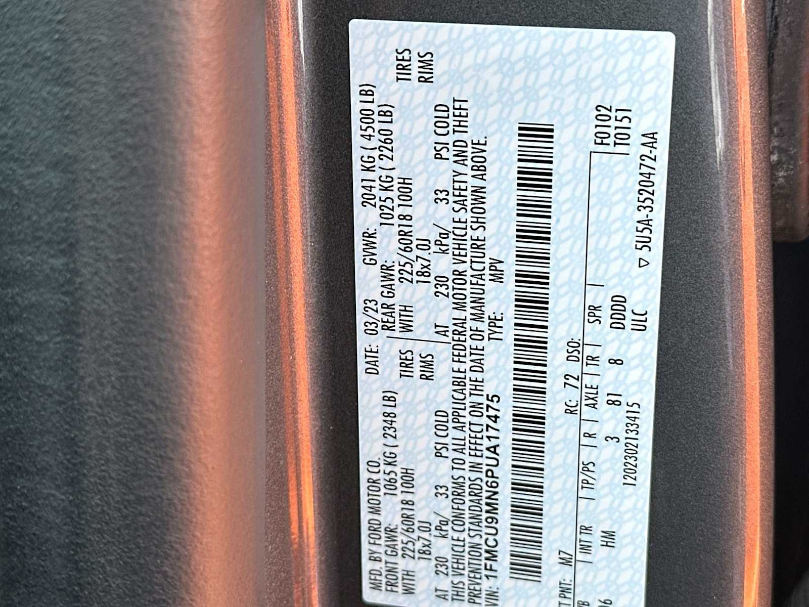 Thumbnail: 2023 Ford Escape - 22