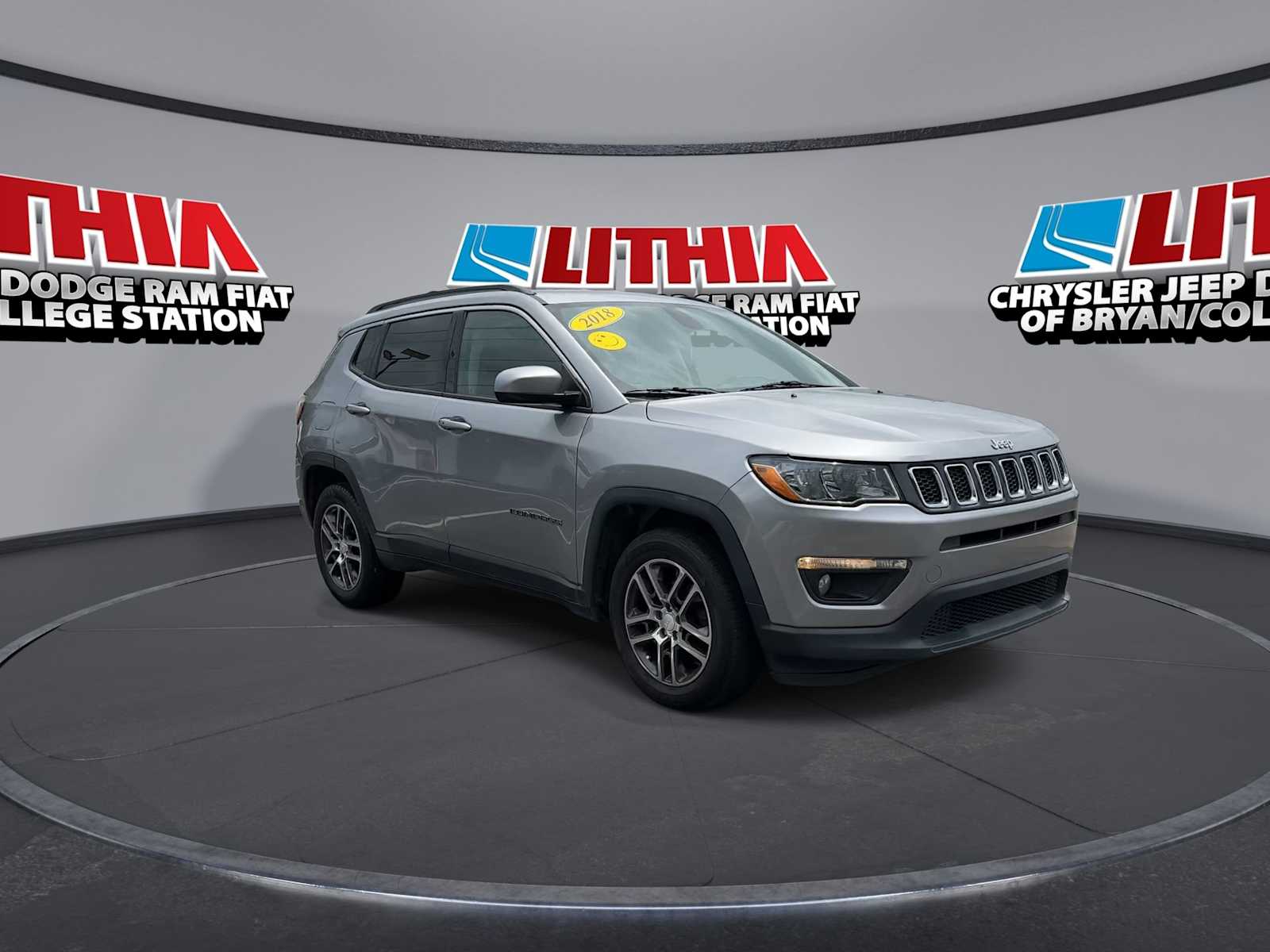Used 2018 Jeep Compass Latitude with VIN 3C4NJCBB8JT108731 for sale in Bryan, TX