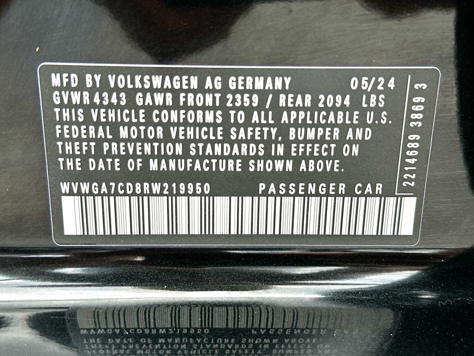 Thumbnail: 2024 Volkswagen Golf - 22