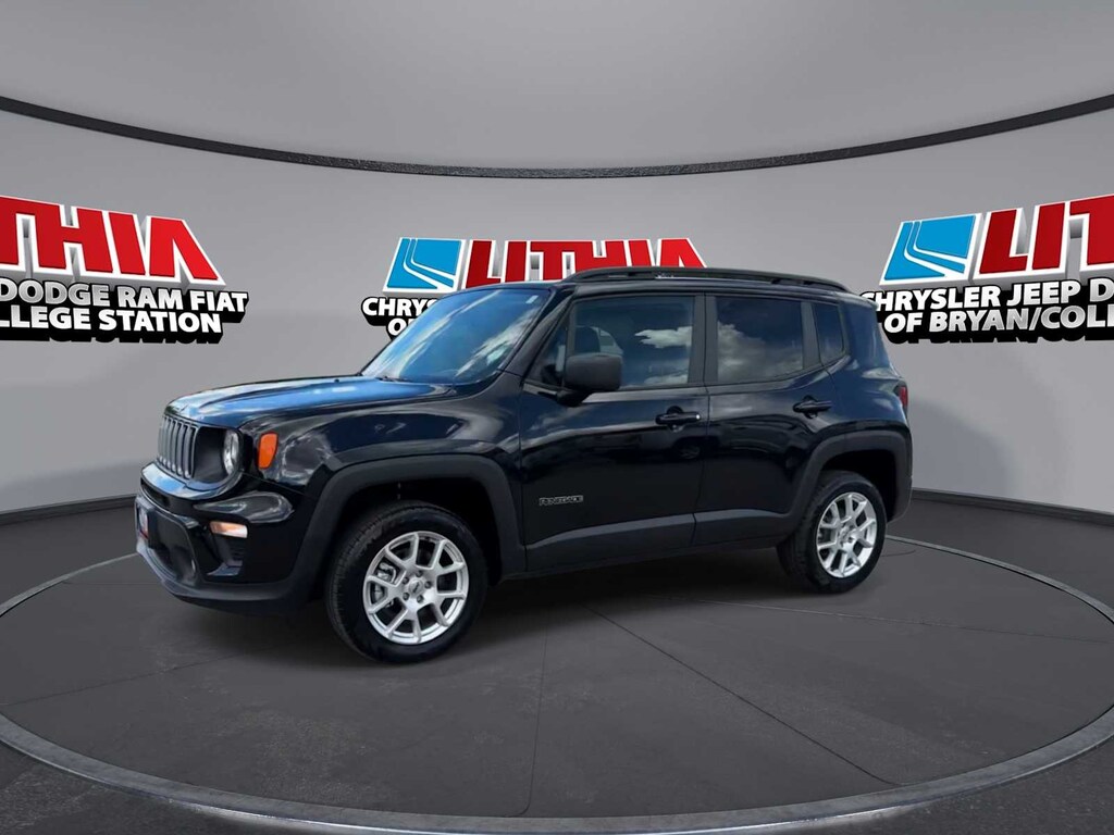 Certified Used 2023 Jeep Renegade SUV Black For Sale near Temple, TX