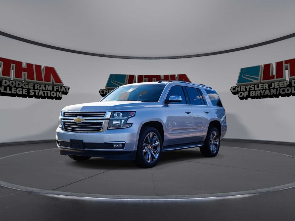 Used 2015 Chevrolet Tahoe LTZ SUV Silver Ice For Sale near Temple, TX Stock 23951TV