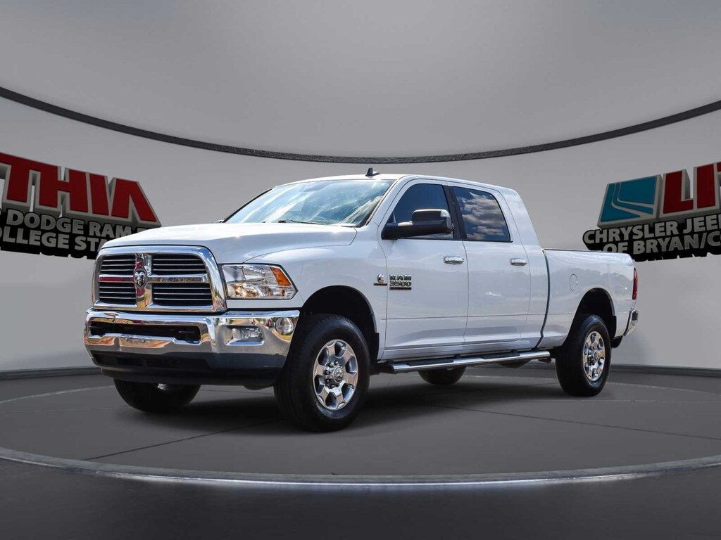 Used 2016 Ram 3500 SLT Truck Mega Cab Bright White For Sale near Temple