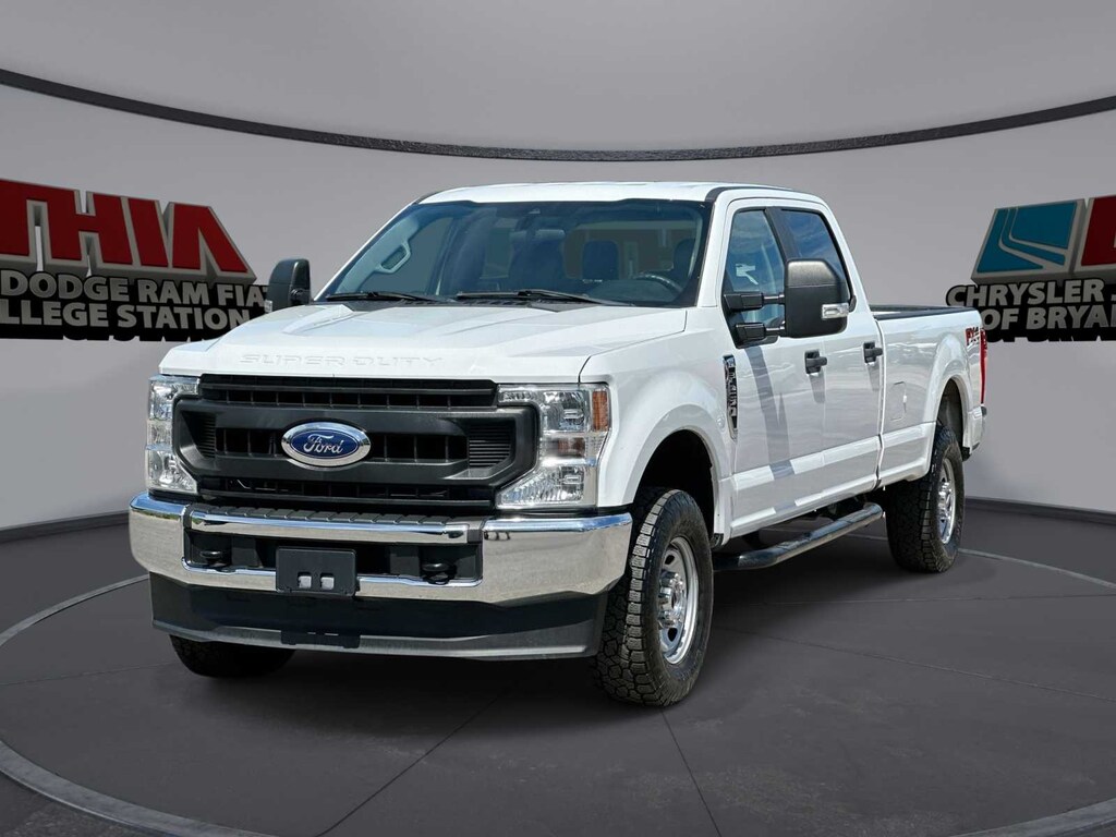 Used 2020 Ford F250 Truck Crew Cab Oxford White For Sale near Temple