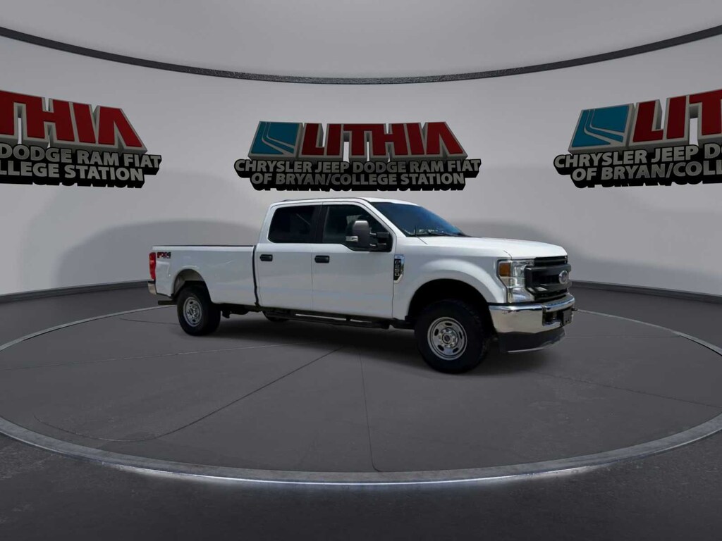 Used 2020 Ford F250 Truck Crew Cab Oxford White For Sale near Temple, TX Stock 24266TV