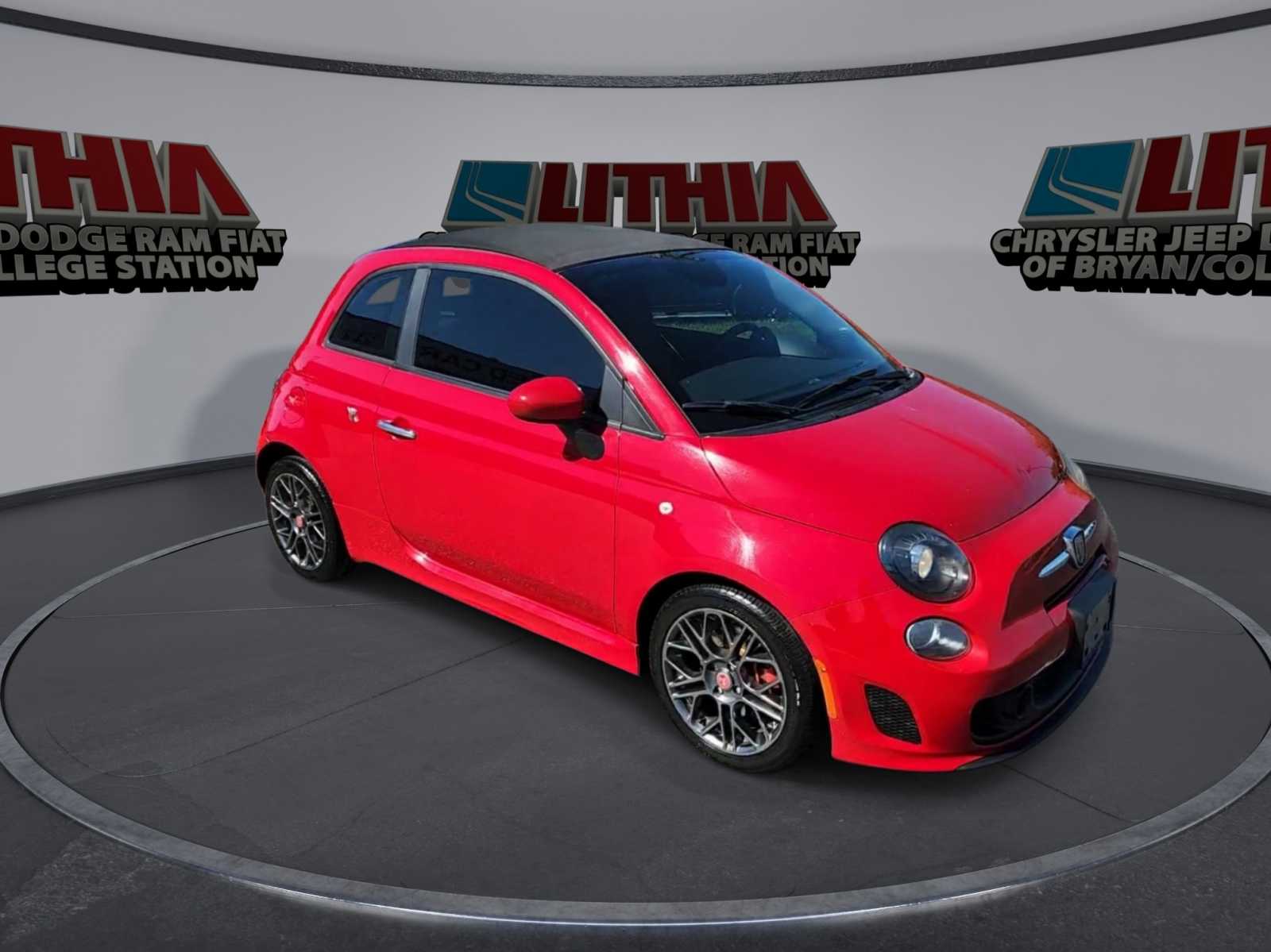 Used 2015 FIAT 500c Abarth with VIN 3C3CFFJH0FT733281 for sale in Bryan, TX