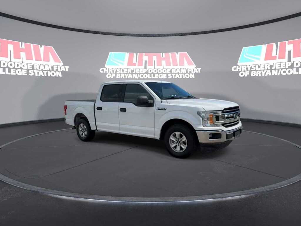 Used 2018 Ford F150 Truck SuperCrew Cab Oxford White For Sale near Temple, TX Stock 24381TV