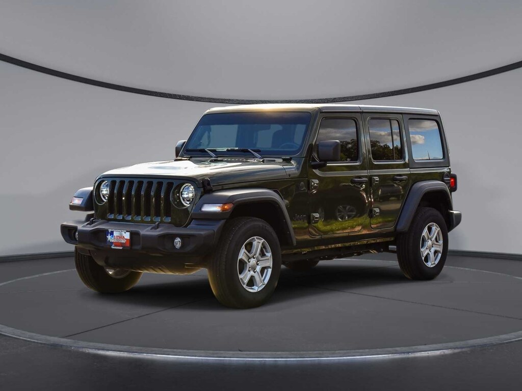 Used 2022 Jeep Wrangler Unlimited Sport SUV Sarge Green For Sale near