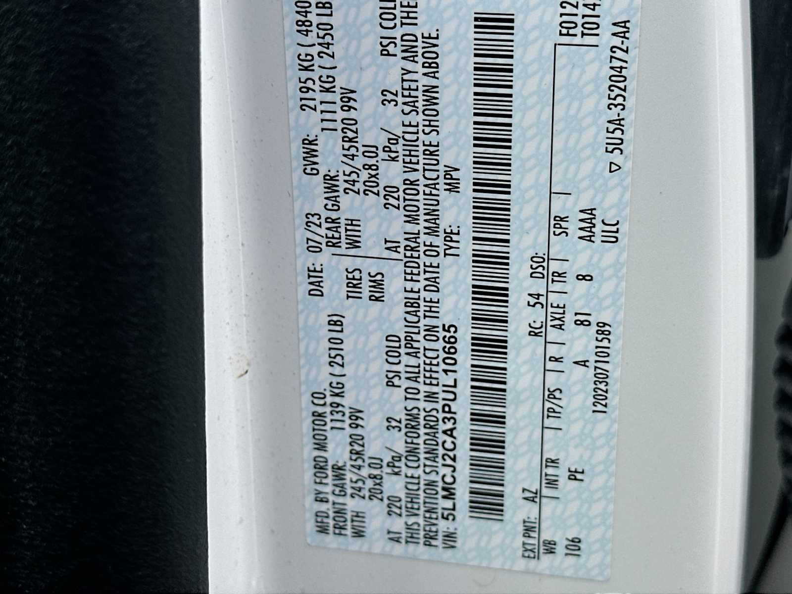 Thumbnail: 2023 Lincoln Corsair - 22