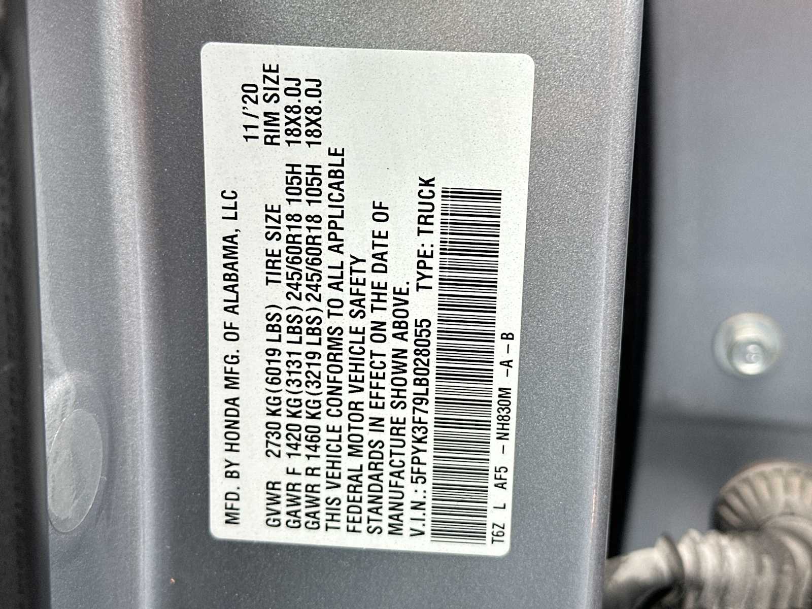 Thumbnail: 2020 Honda Ridgeline - 22