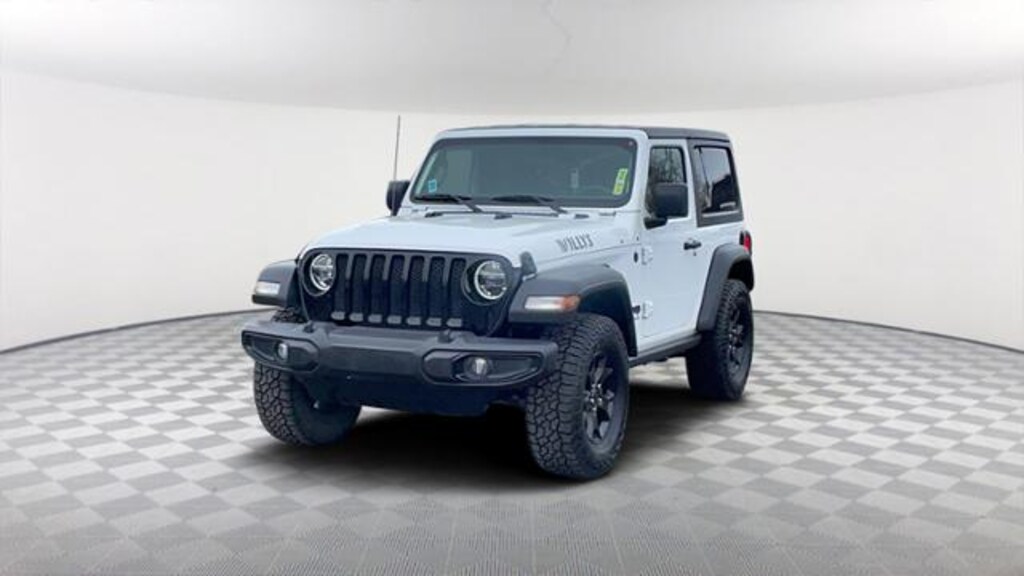 Certified Used 2021 Jeep Wrangler SUV Willys 4x4 Bright White For Sale |  Medford OR Lithia Motors | MW522822C