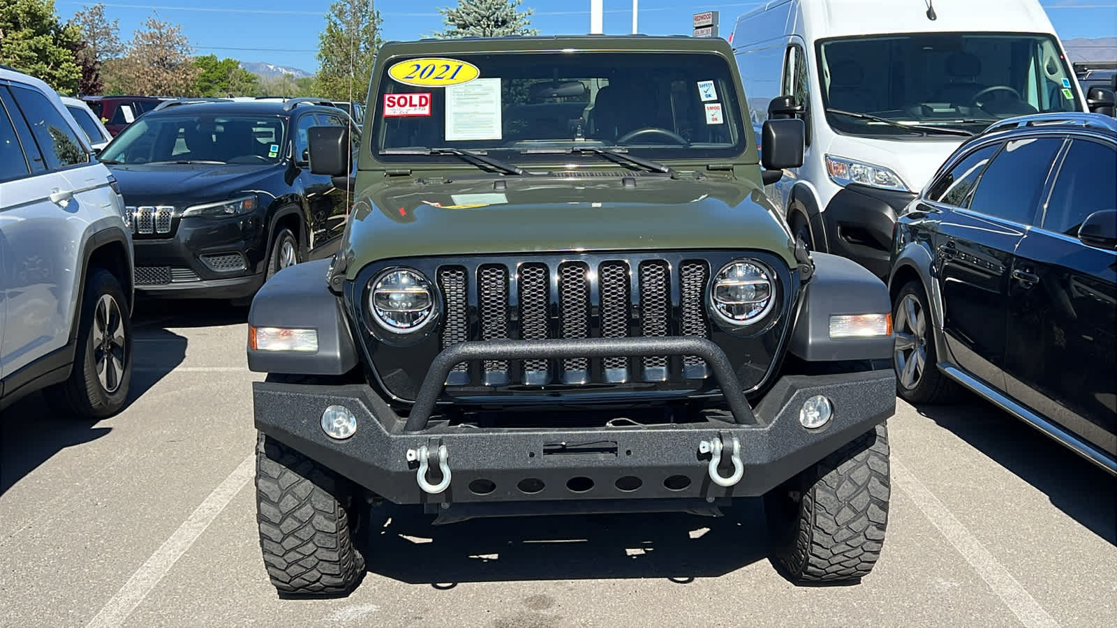 Used 2021 Jeep Wrangler Unlimited Willys with VIN 1C4HJXDM8MW649232 for sale in Reno, NV