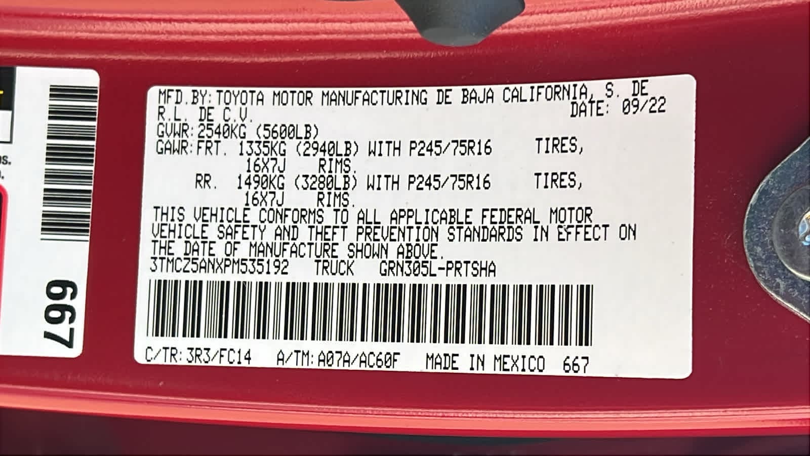 Thumbnail: 2023 Toyota Tacoma - 30