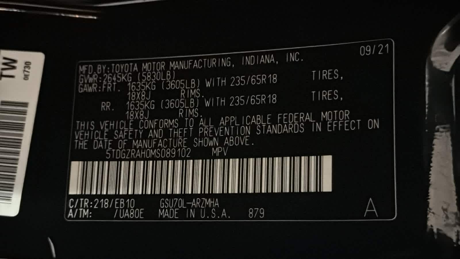 Thumbnail: 2021 Toyota Highlander - 30