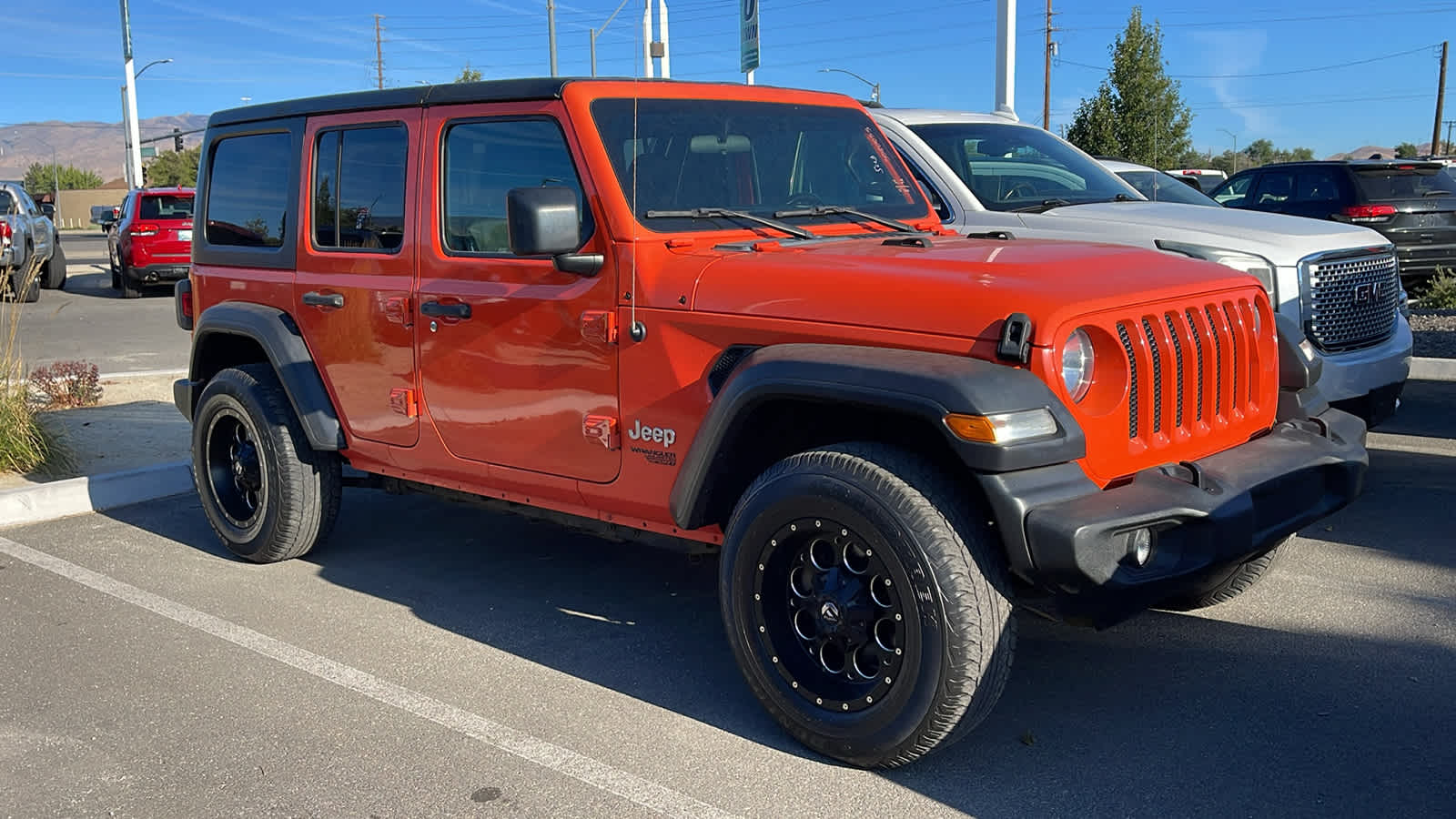 Used 2020 Jeep Wrangler Unlimited Sport S with VIN 1C4HJXDNXLW214770 for sale in Reno, NV