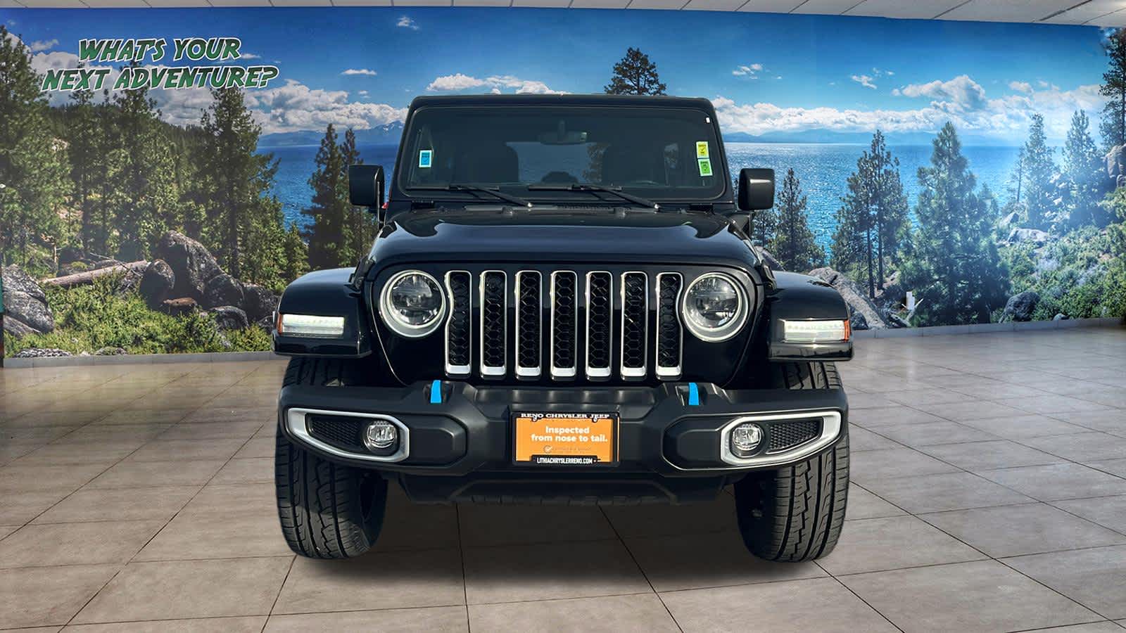 Certified 2023 Jeep Wrangler 4xe Sahara 4XE with VIN 1C4JJXP62PW583523 for sale in Reno, NV