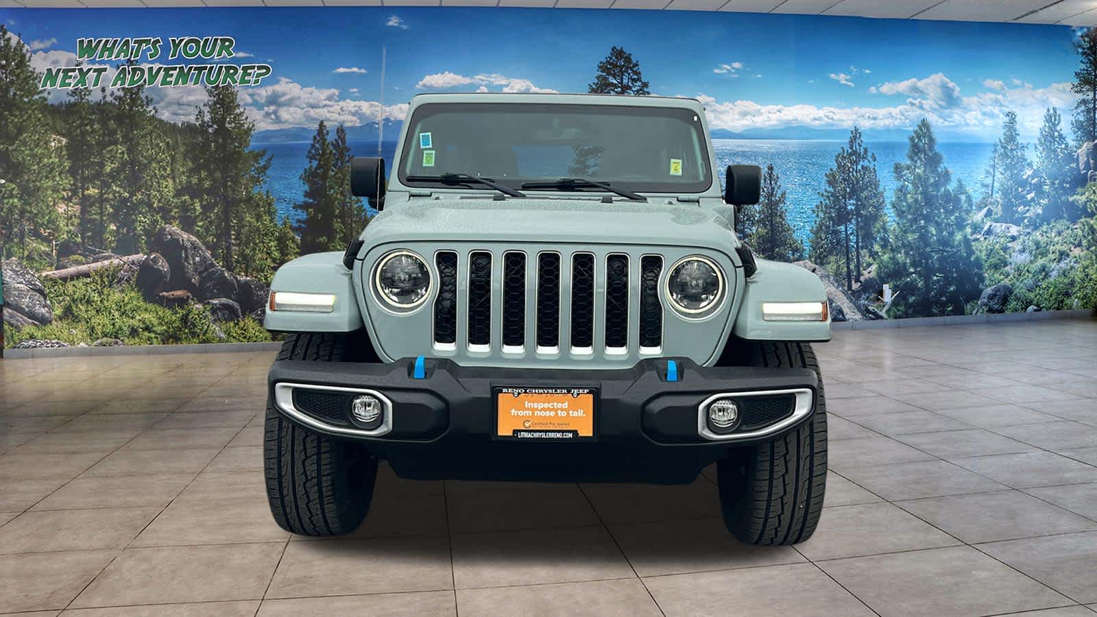Certified 2023 Jeep Wrangler 4xe Sahara 4XE with VIN 1C4JJXP60PW564906 for sale in Reno, NV