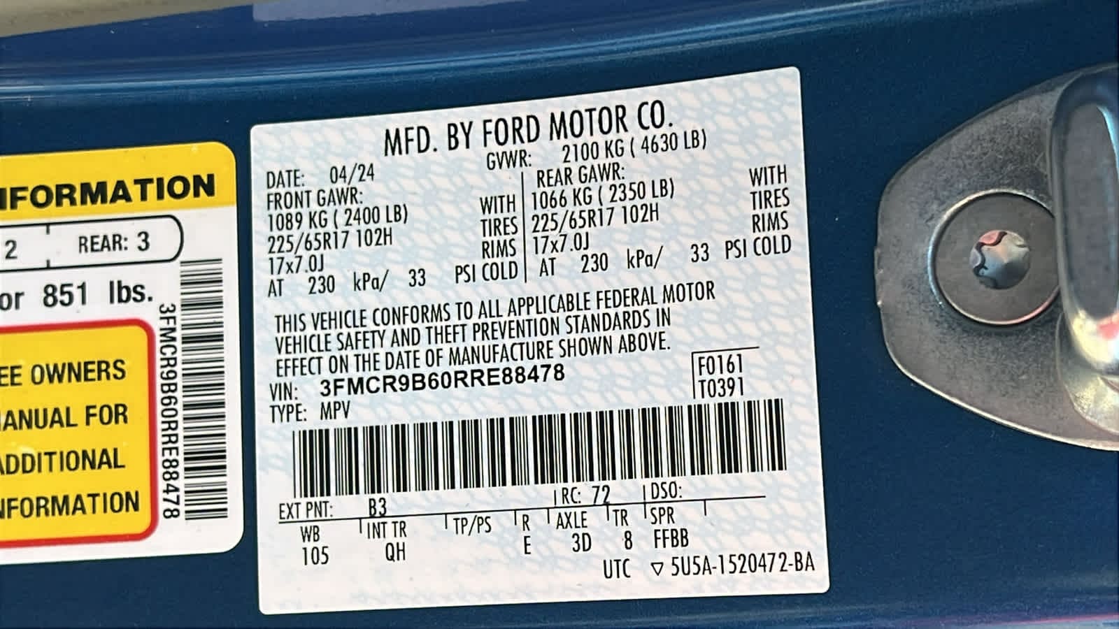 Thumbnail: 2024 Ford Bronco Sport - 30