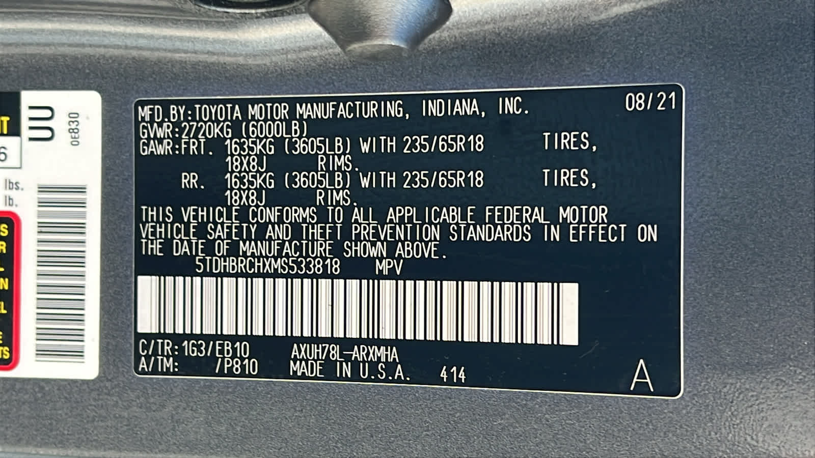 Thumbnail: 2021 Toyota Highlander - 30