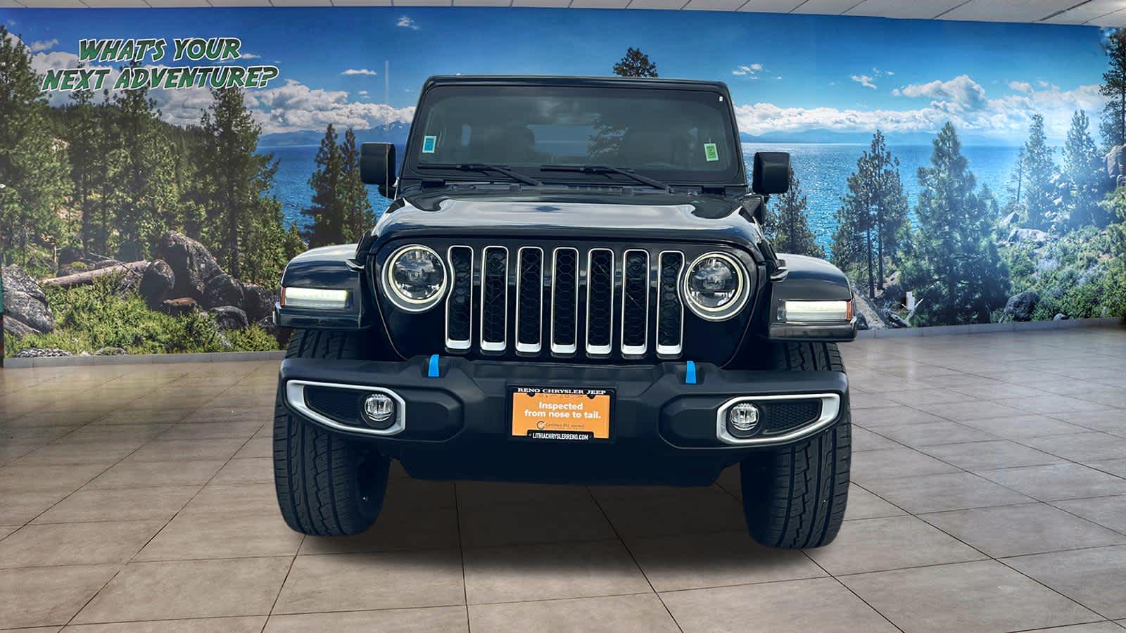 Certified 2023 Jeep Wrangler 4xe Sahara 4XE with VIN 1C4JJXP68PW554849 for sale in Reno, NV