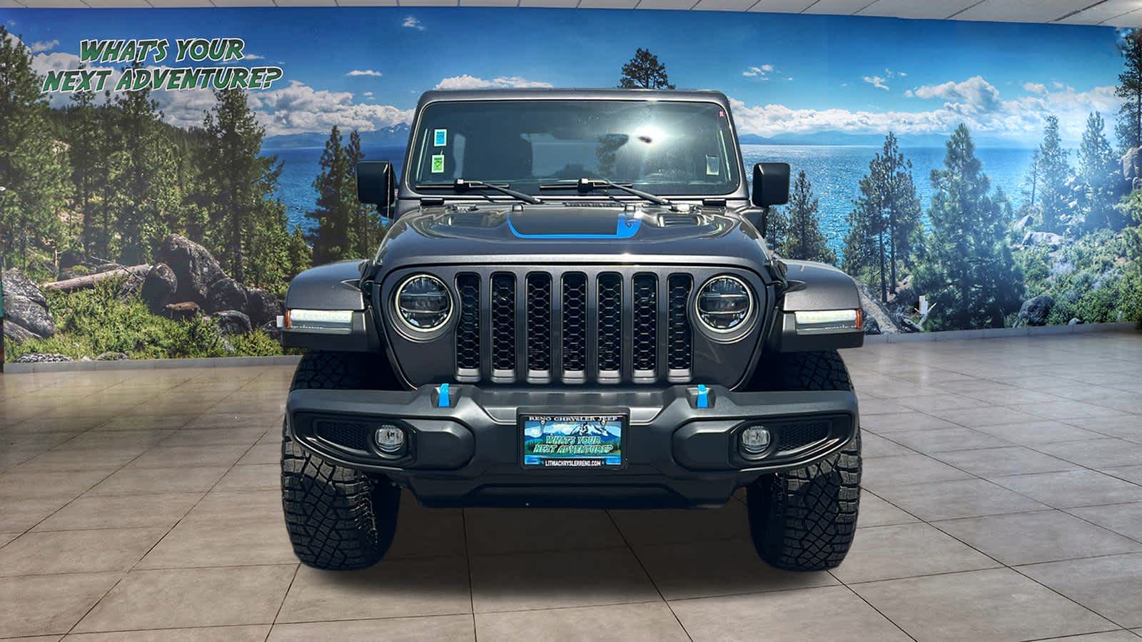 Certified 2022 Jeep Wrangler Unlimited Rubicon 4XE with VIN 1C4JJXR66NW153617 for sale in Reno, NV
