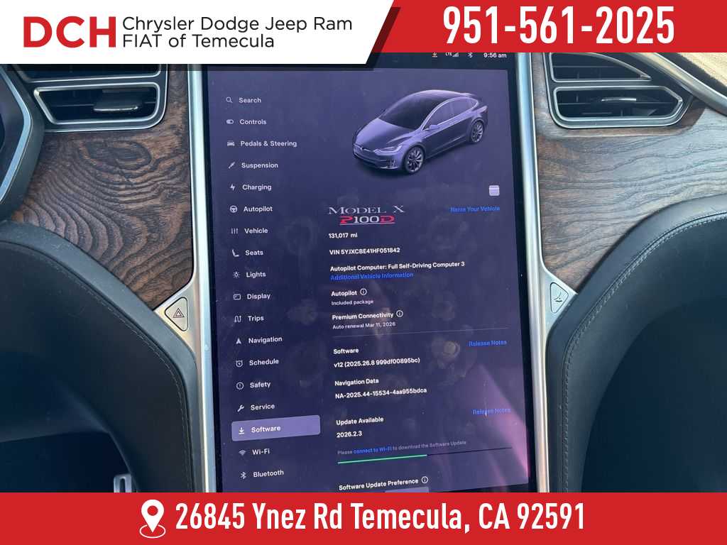 2017 Tesla Model X  -
                  Temecula, CA