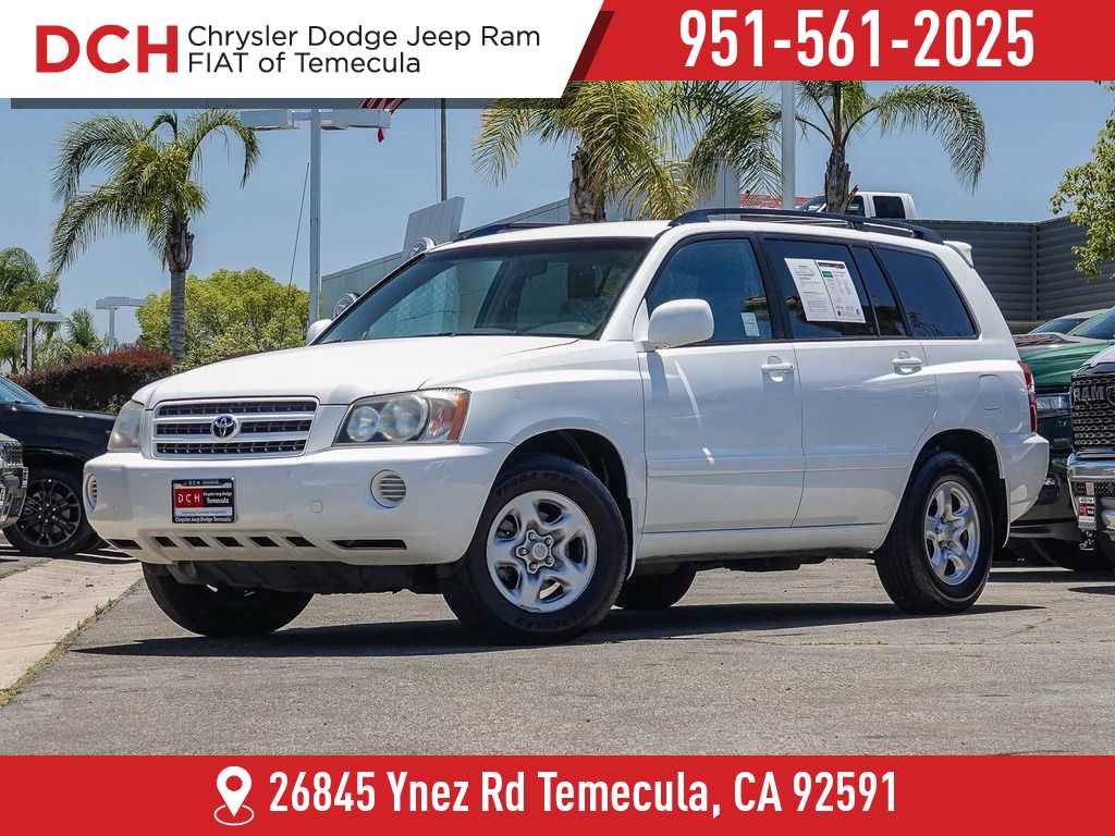 2003 Toyota Highlander Base -
                  Temecula, CA