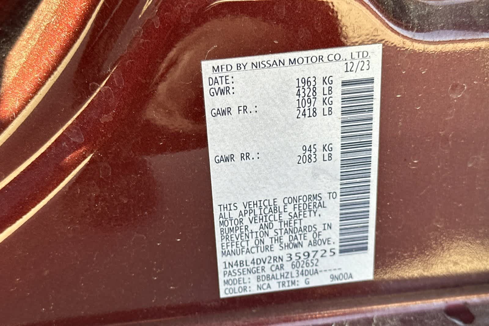 Thumbnail: 2024 Nissan Altima - 29