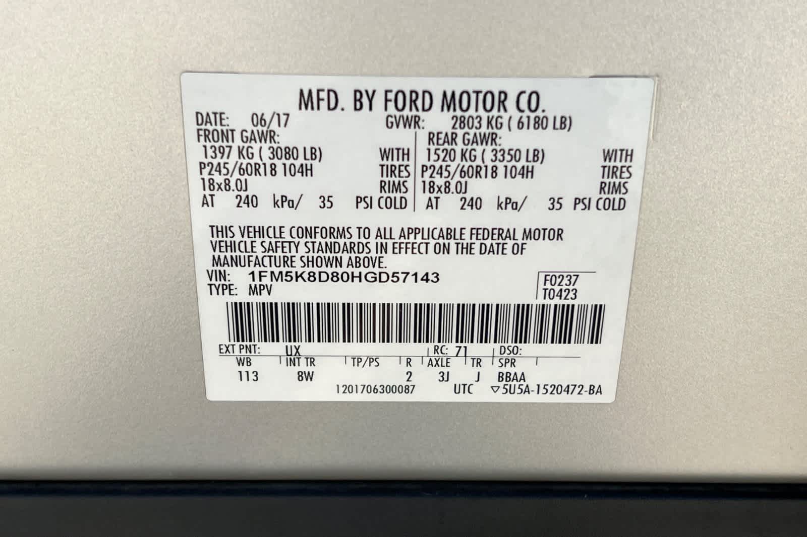 Thumbnail: 2017 Ford Explorer - 39