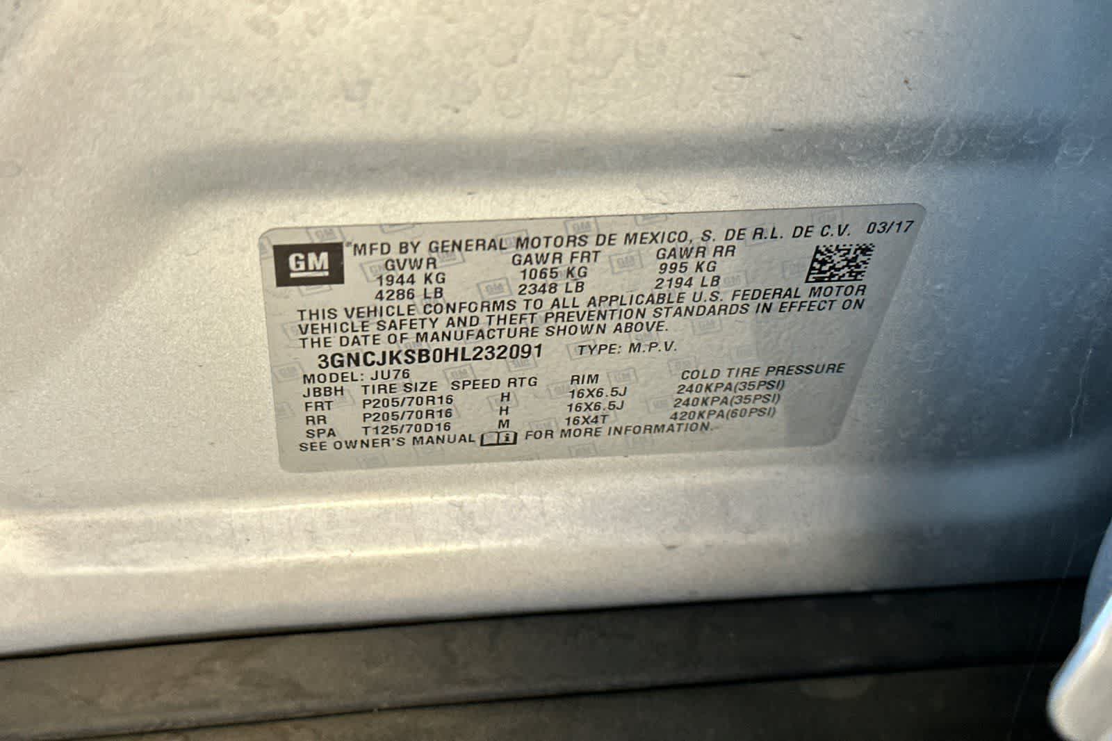 Thumbnail: 2017 Chevrolet Trax - 28