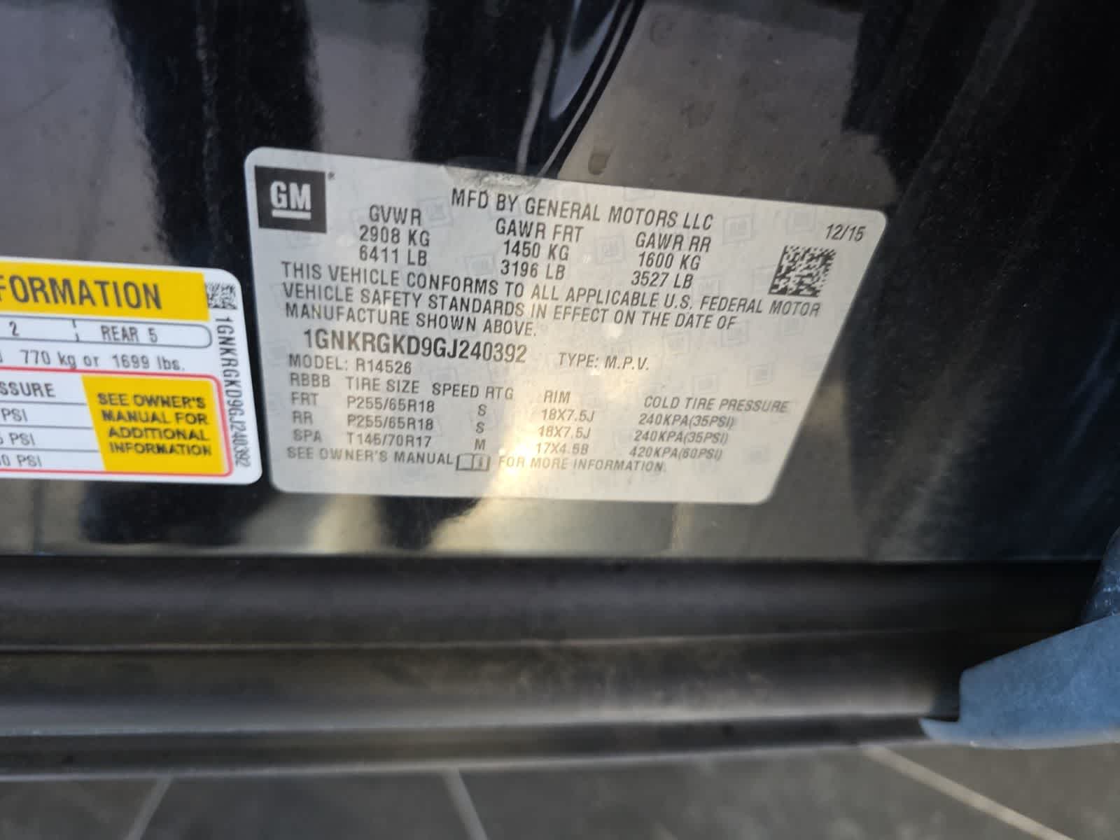 Thumbnail: 2016 Chevrolet Traverse - 19