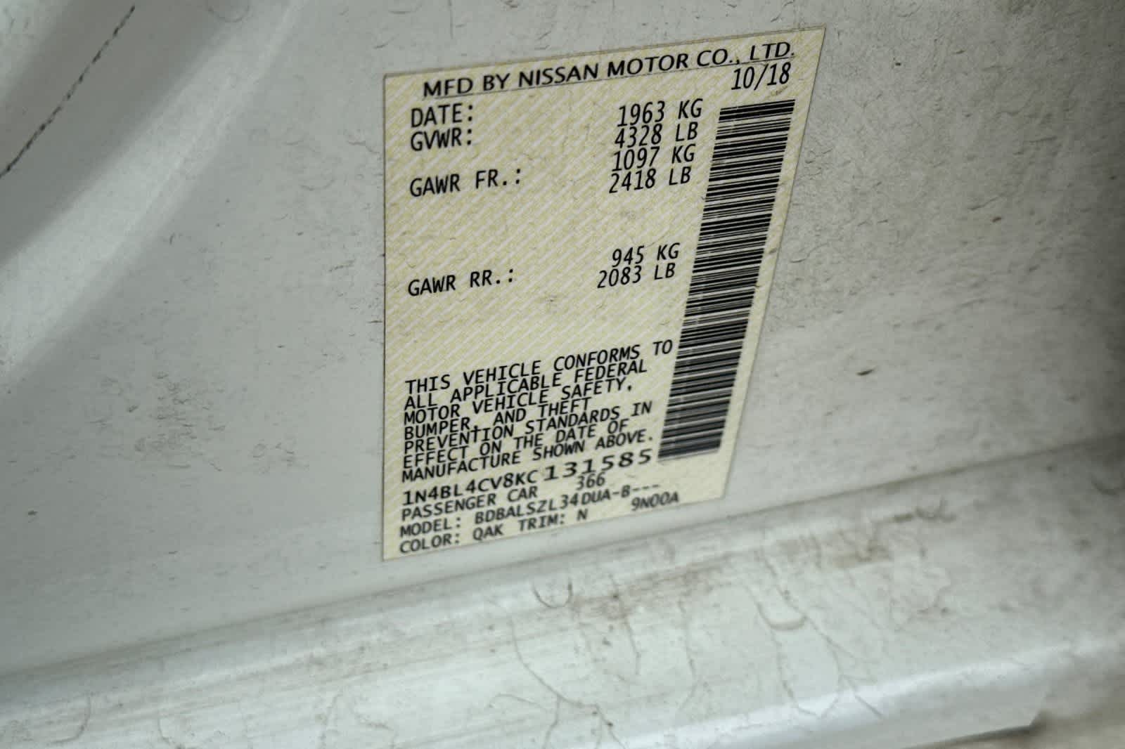 Thumbnail: 2019 Nissan Altima - 28