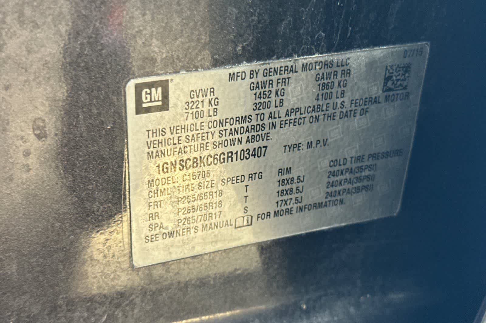 Thumbnail: 2016 Chevrolet Tahoe - 30