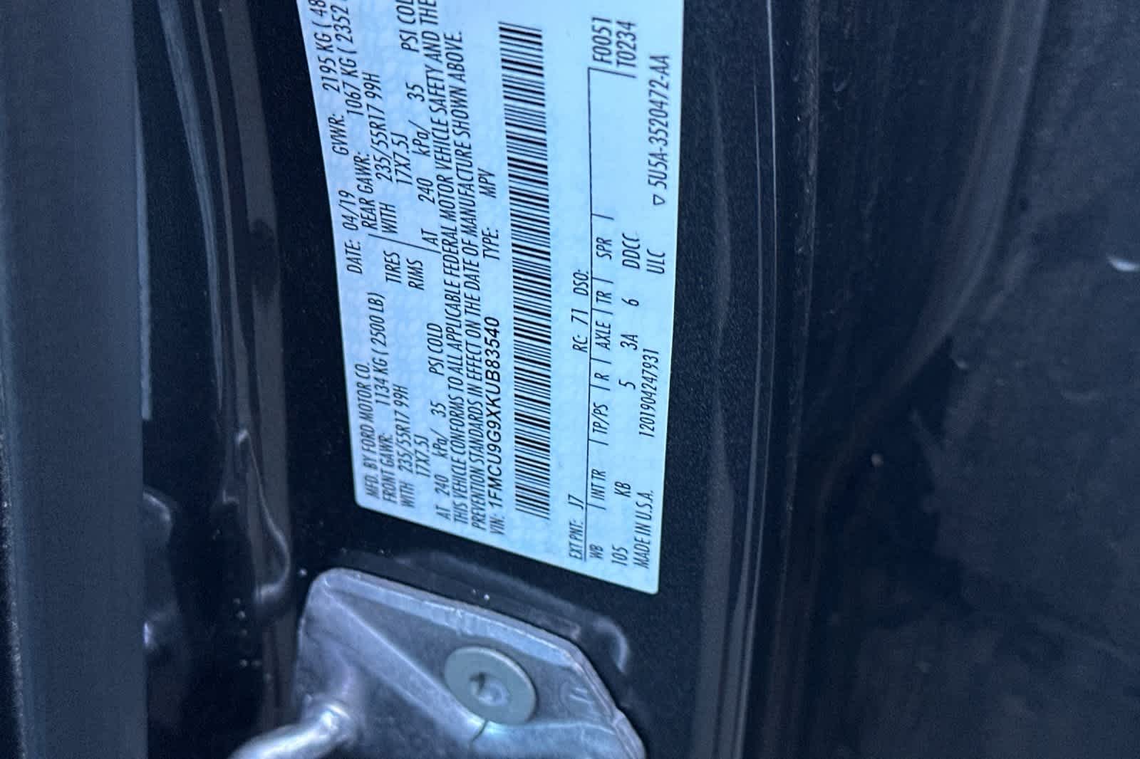 Thumbnail: 2019 Ford Escape - 29