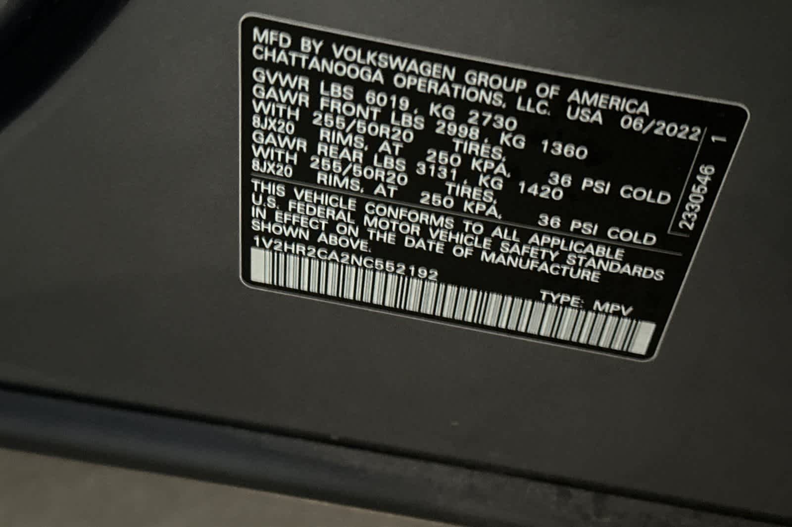 Thumbnail: 2022 Volkswagen Atlas - 26