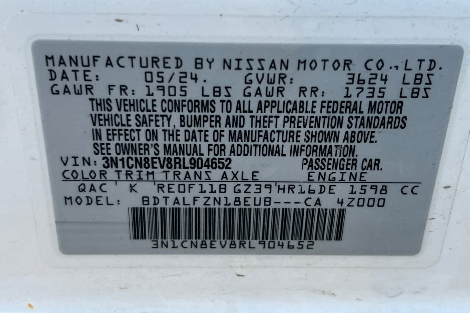 Thumbnail: 2024 Nissan Versa - 28