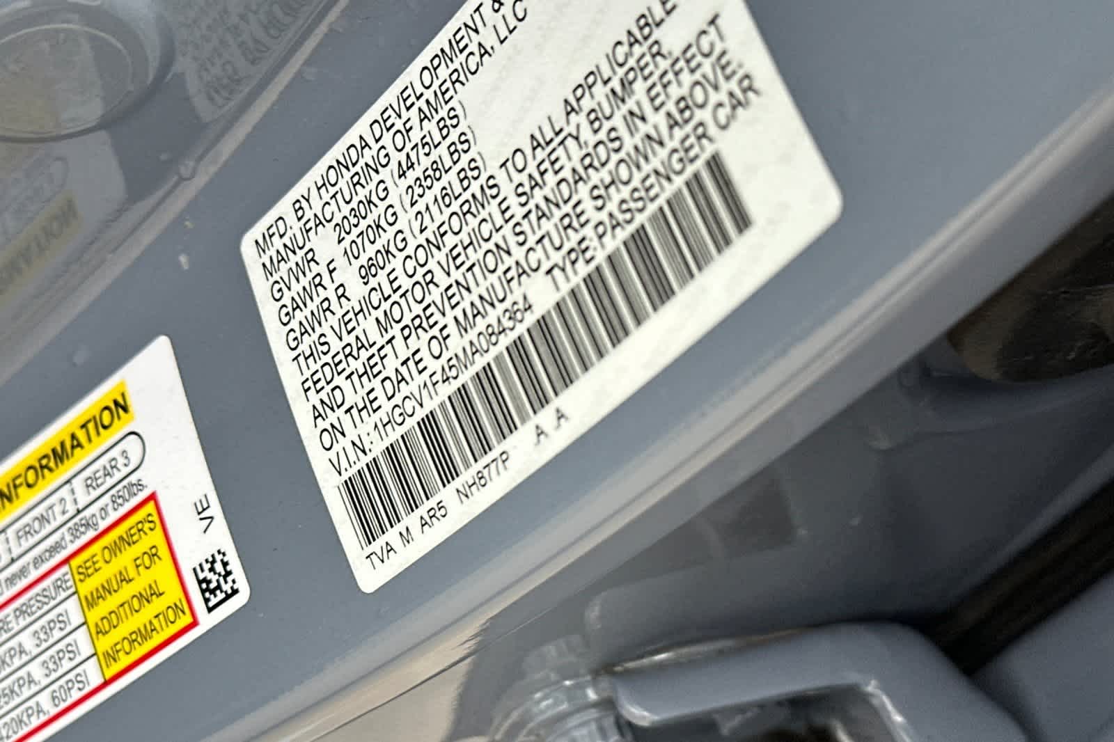 Thumbnail: 2021 Honda Accord - 34