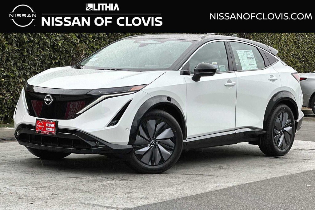 New 2023 Nissan ARIYA EMPOWER+ SUV Everest White Pearl Tricoat/Black
