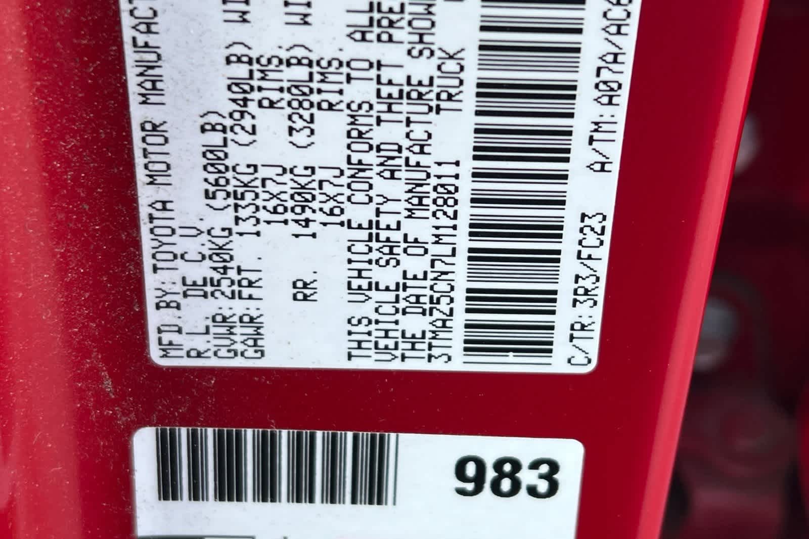 Thumbnail: 2020 Toyota Tacoma - 27