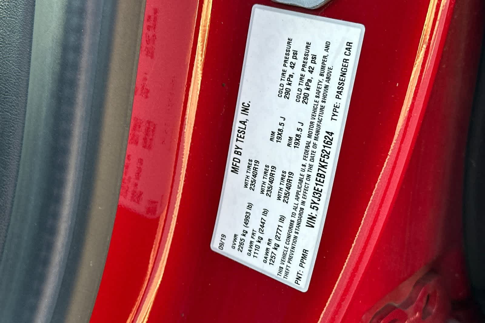 Thumbnail: 2019 Tesla Model 3 - 28