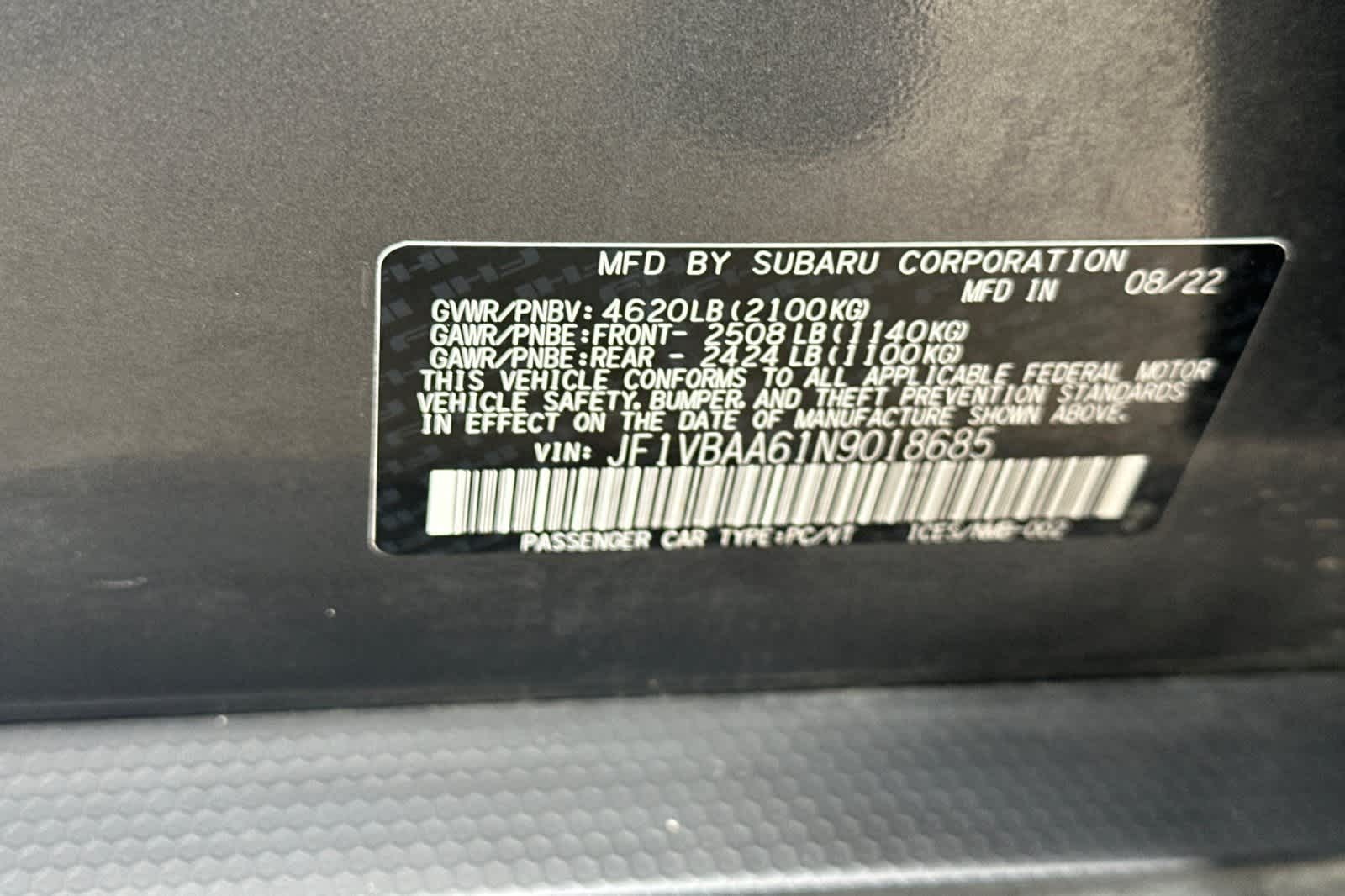 Thumbnail: 2022 Subaru WRX - 33