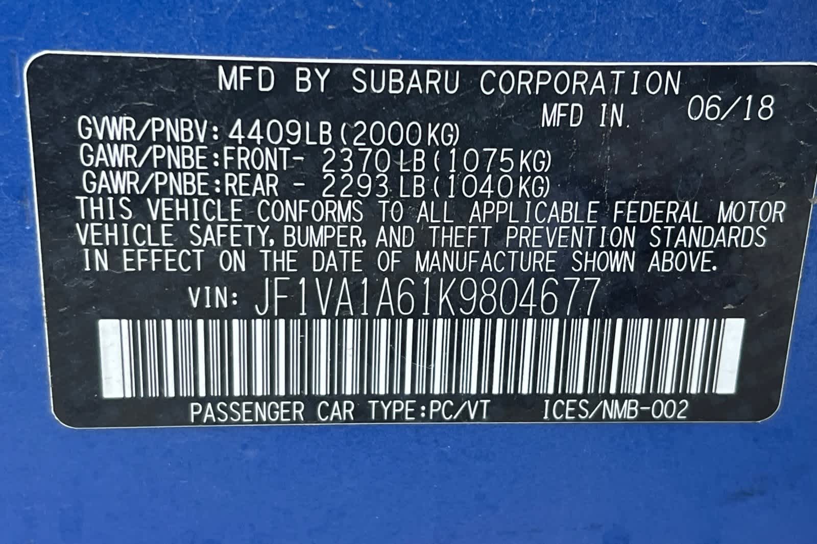 Thumbnail: 2019 Subaru WRX - 28