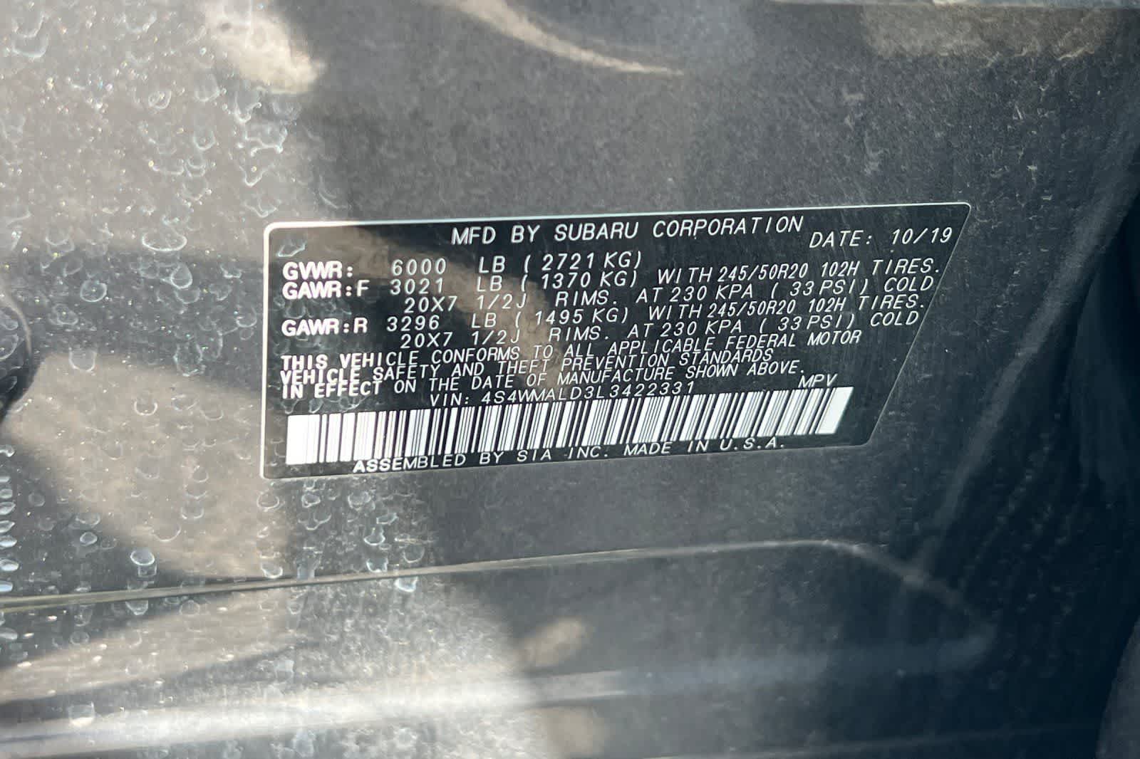 Thumbnail: 2020 Subaru Ascent - 32