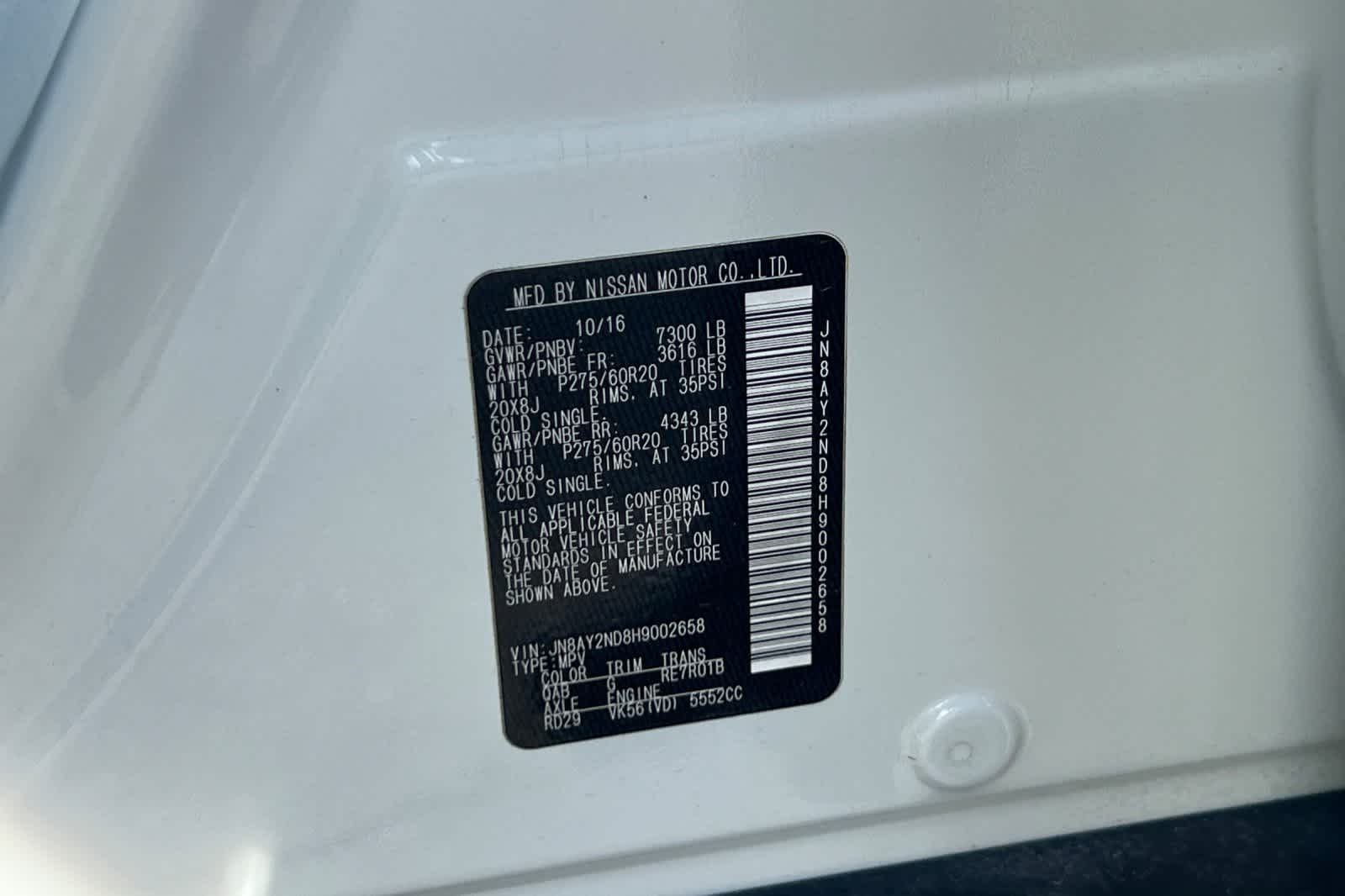 Thumbnail: 2017 Nissan Armada - 40