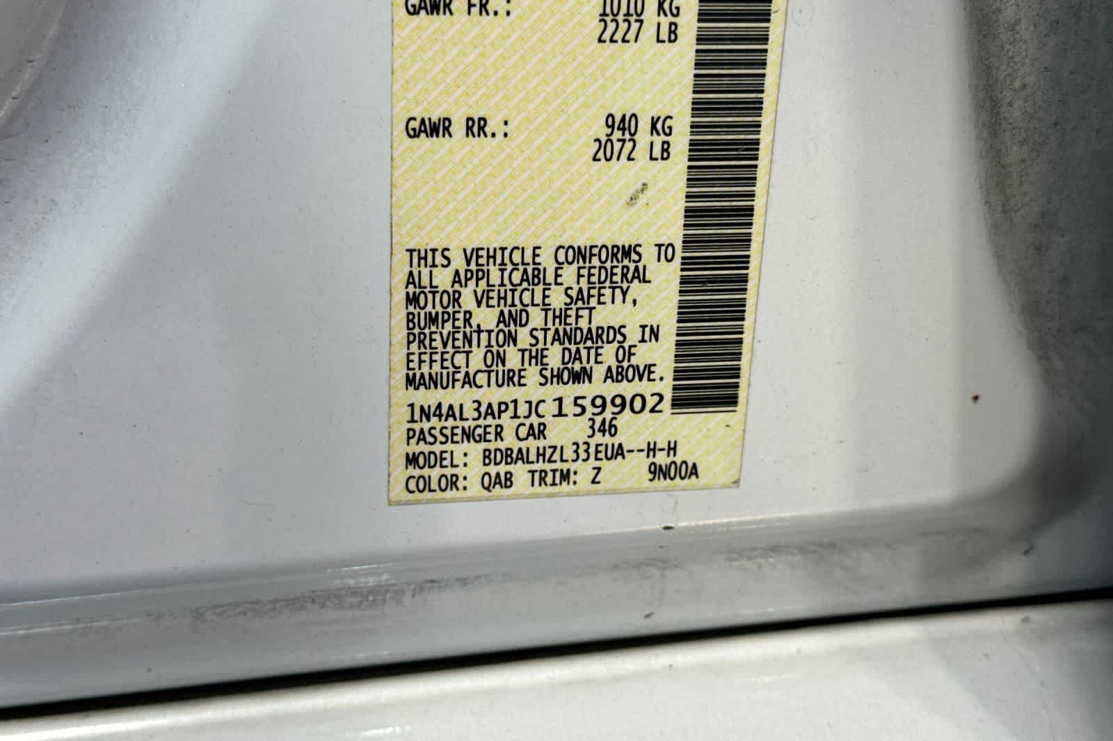 Thumbnail: 2018 Nissan Altima - 30