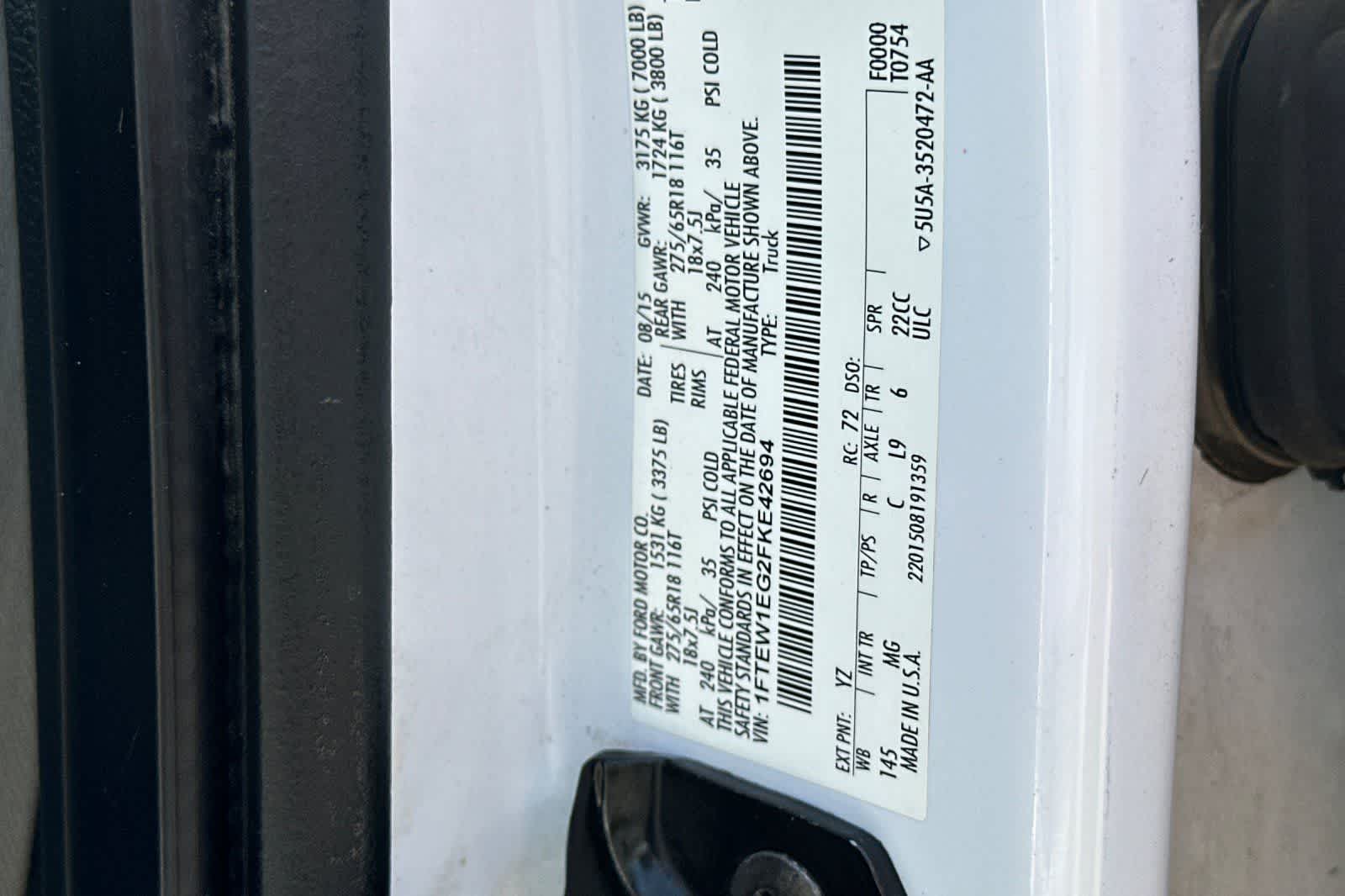 Thumbnail: 2015 Ford F-150 - 34