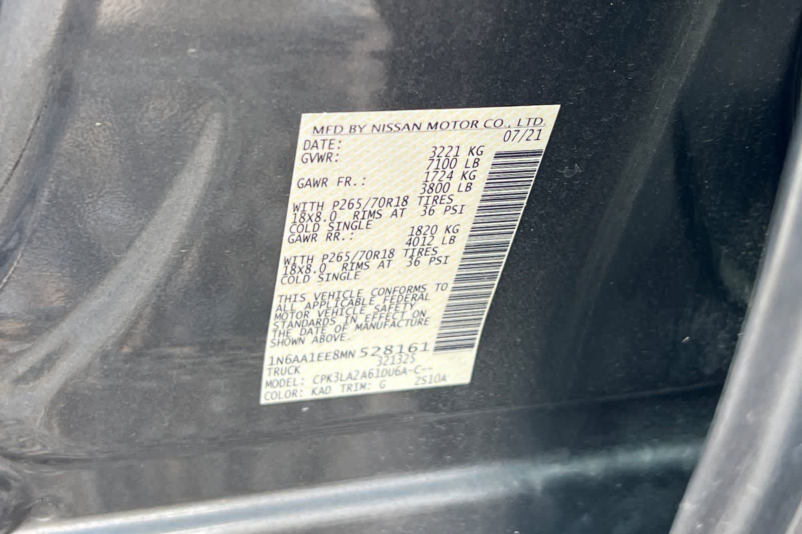 Thumbnail: 2021 Nissan Titan - 29