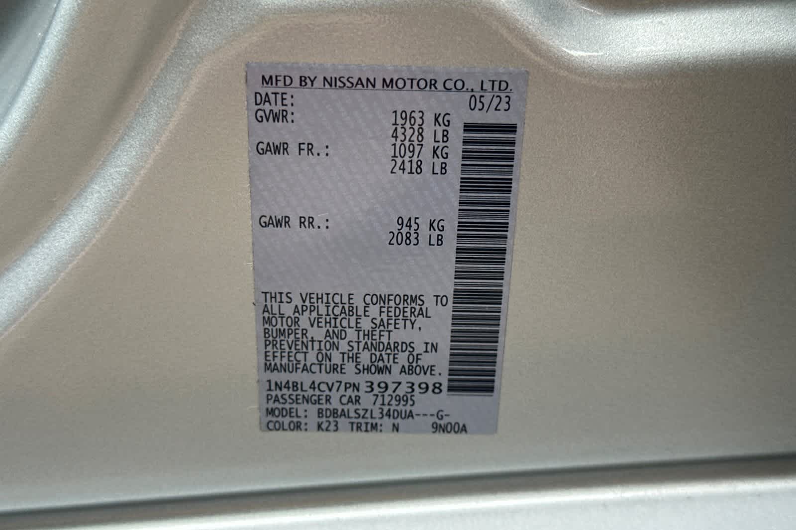 Thumbnail: 2023 Nissan Altima - 35